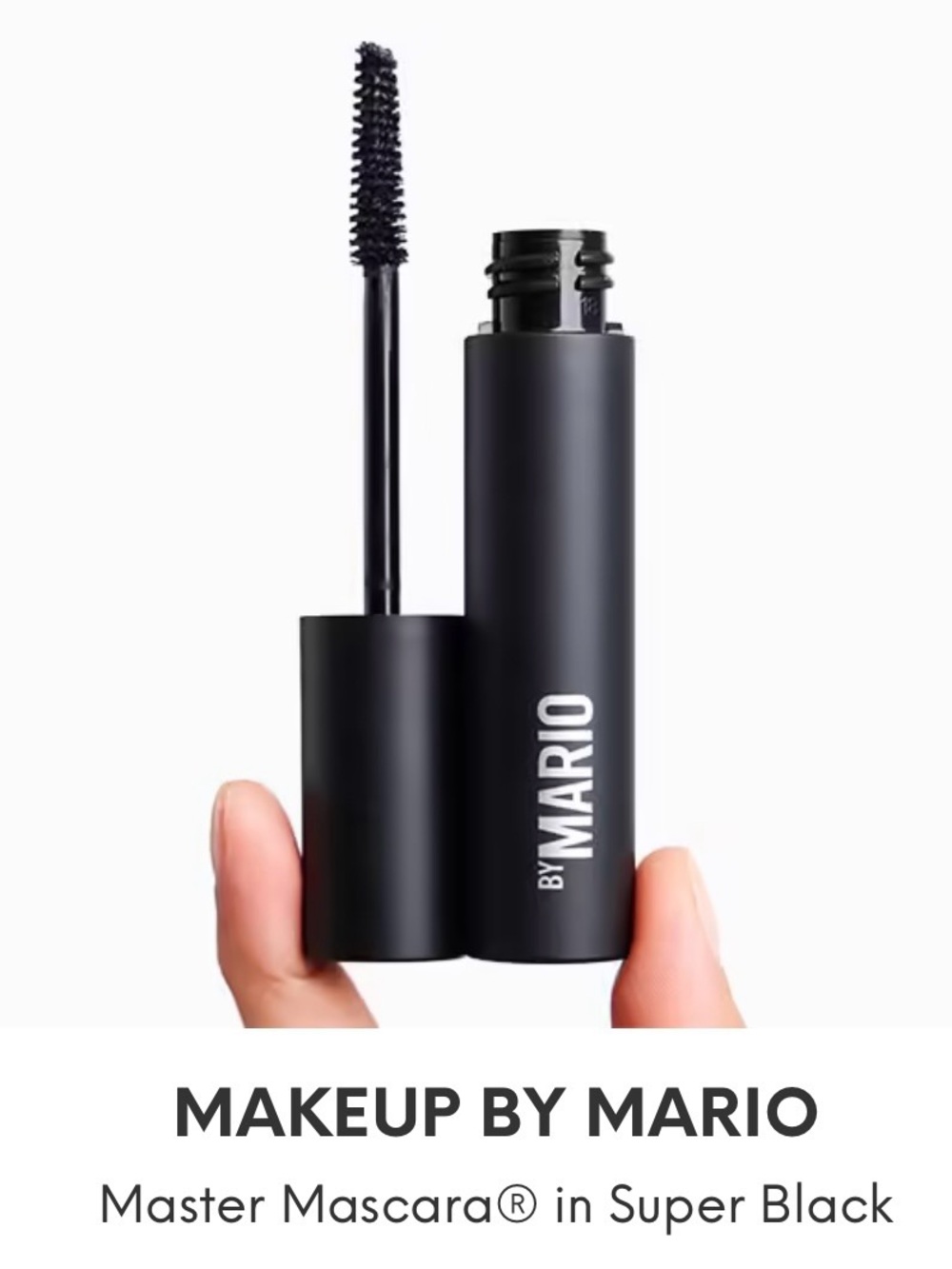 MAKEUP BY MARIO Master Mascara in Super Black NEW